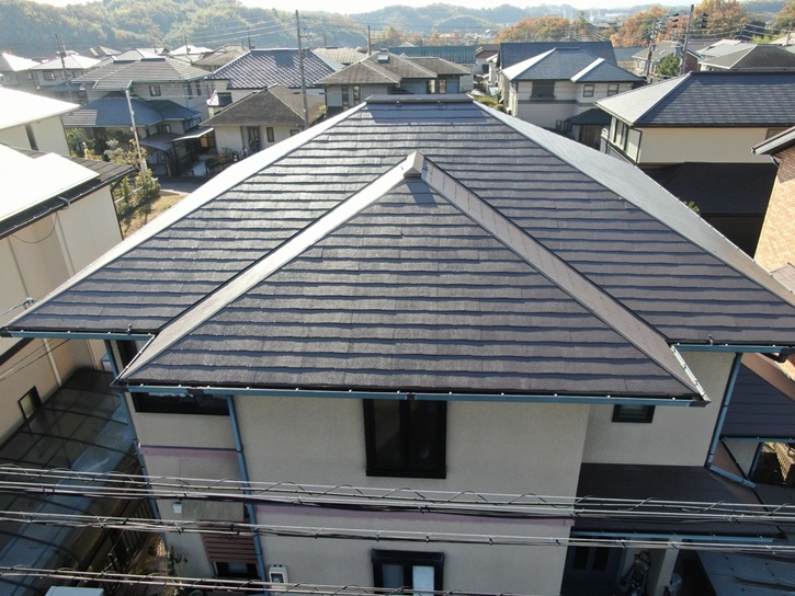 施工後のお写真です。<br />
長期間にわたり藻やかびの発生を防ぐことができるので、美観を維持できます。